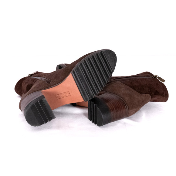 Blondo Women's Waterproof Robynn Bootie Size 10M Brown Suede Upper Lugged Sole - Picture 7 of 10
